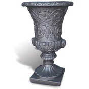 Casa Padrino luxury baroque flower pot black A� 40 x H. 60 cm - Made in Italy