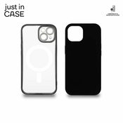 JUST IN CASE Futrola MAG MIX 2u1 za iPhone 15/ crna