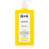 Q+A Ceramide vlažilni losjon za telo s ceramidi dišave Sweet Almond + Pistachio 250 ml