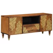 TV ormar Medeno smeda 105 x 33 x 46 cm Cvrsto drvo manga
