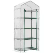 Homestar Toplarna 4 police 70x50x160 cm bela