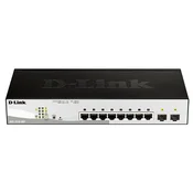 D-Link DGS-1210-08P network switch L2 Gigabit Ethernet (10/100/1000) Power over Ethernet (PoE) Black