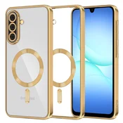 Ovitek Techsuit Luxury Crystal MagSafe za Samsung Galaxy A17 4G/A17 5G - zlat