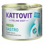 Ekonomično pakiranje Kattovit Gastro 24 x 175 g - puretina 24 x 185 g