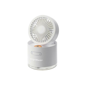 Aigostar - Bežicni mini stoni ventilator sa ovlaživacem 10W/5V bela