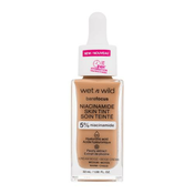 Wet n Wild Bare Focus Niacinamide Skin Tint lahek vlažilen puder 32 ml odtenek Medium