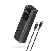 Powerbank Cuktech CKPB100PGLBL 150W 10000mAh, USB-C/USB-A, črna