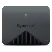Synology router MR2200ac ( a/b/g/n/ac ), quad core 717 MHz, 256MB DDR3 1 x 1GbE, 1x USB, 1x WAN and 1x LAN, Dedicated Mobile App (MR2200ac)