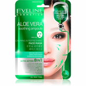 Eveline Cosmetics Sheet Mask Aloe Vera umirujuca i hidratantna maska s aloe verom kom