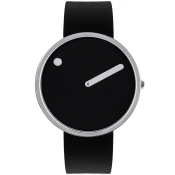 Picto 43370-0120S Black Silicone 40mm 5ATM