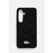 Etui za telefon Lacoste Samsung Galaxy S25 črna barva, LCHMS25SSMAK