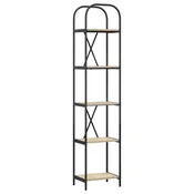 Vidaxl Knjižna polica Sonoma hrast 40 x 30 x 183 cm Konstruiran les