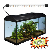 Akvarij STARTUP 80 LED Expert 16W - raven - črn