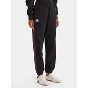 Kappa Spodnji del trenirke Banda Adina 311M8HW Črna Regular Fit