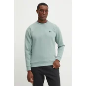Pulover Under Armour Unstoppable Fleece Crew moška, zelena barva, 1389351