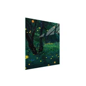 shumee Steklena deska za rezanje 45x52 Drevesa