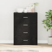 Kreveta s ladicama Crni hrast 60 x 39 x 80 cm Konstruirano drvo