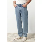 Trendyol Blue Baggy Fit Jeans Loose Denim Trousers