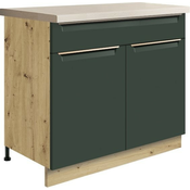 Donji dvokrilni element Glamour Gla 7D 90 - zelena