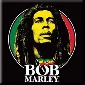 Bob Marley Logo Face Magnet