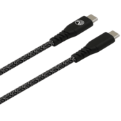KABAL DATA TYPE C TO TYPE C TELLUR 3A, PD60W, 1M NYLON BLACK