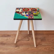 Hanah Home Klub sto Shp56, 35x42x35 cm, Šareni