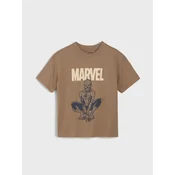 Sinsay - Pamucna oversize majica s printom Spider-Man - kafa