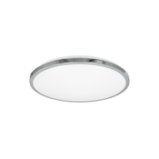 Top Light -LED Kopalniška stropna svetilka SILVER LED/10W/230V IP44 pr. 29 cm krom