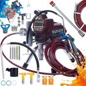 OEM Zenthril Set Generator za Barvanje Surge WF – 1800w, 20MPa, 2l/Min, 0,019, EasyPerformance | 15m Cev, Filtri, Pištola