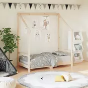 Vidaxl vidaXL Otroški posteljni okvir 70x140 cm borov les