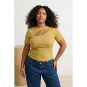 Trendyol Curve Ženska bluza Tbbss22Af00020, Zelena