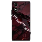 Silikonski črni ovitek za Motorola Moto E14 - Cherry stone