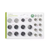 NEDIS MultiPack Baterija: CR2025, CR2016, CR1620, LR43, LR54, LR4 | 20 komada