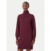 Tommy Jeans Pletena obleka Ess DW0DW23460 Vijolična Regular Fit