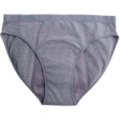 Imse Bikini - Grey Period Panties - Heavy Flow, L