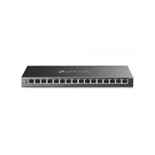 TP link TL-SG116P Switch, 32Gbps, 23,81 Mpps, Crni