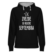 Hoodie ženski Zvezde rojene Septembra