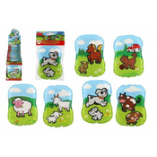 Teddies Vzglavnik Moje prve živali piščalke 6 vrst v vrečki 0+ MPZ