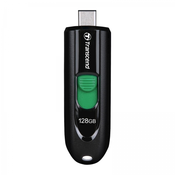 Transcend 128GB JetFlash 790C, USB-C (3.2 Gen 1) flash pogon, crni