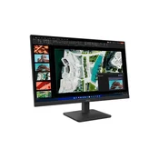 LENOVO ThinkVision S27-4e, 27-palčni IPS zaslon z ločljivostjo FHD (16:9), 100 Hz osveževanja, svetlostjo 300 cd/m2, odzivnim časom 4 ms ter priključkoma HDMI in VGA.