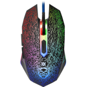 Žičani miš, Defender Shock GM-110L, crni, optički, 3200DPI