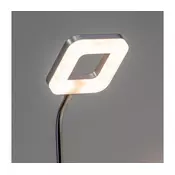 LED zidna lampica za uticnicu LED/3,2W/230V matirani hrom