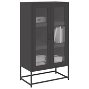 Visoka ploca crna 68x39x123 cm celik