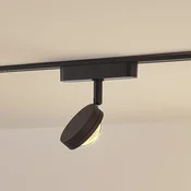 Lindby LED reflektor 48 V Lumaro, črn, O 7,3 cm, aluminij, z možnostjo - Dnevna soba/jedilnica - Sodobni - črna