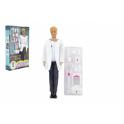 Teddies Plastična lutka Doktor 30cm z dodatki