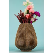 Aberto Design Dekorativna vaza BK019, Braon