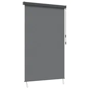 vidaXL Rolo Svetlo siva 180 x 250 cm Tkanina in aluminij