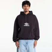 Mikina Umbro Og Logo Mask Hoodie Washed Black XL