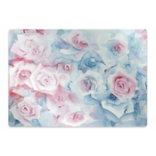 Decormat Podloga za pisarniški stol Pastel flowers 120x90 cm 2 cm