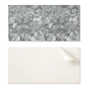 shumee Paket PVC ploščic z dekorjem za kuhinjo ali kopalnico Kamniti mozaik z žilami 6x60x30 cm